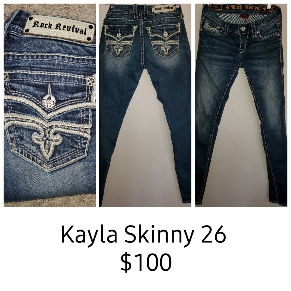 Kayla Skinny Rock Revival Jeans